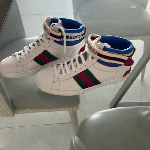 Gucci Ace high top sneakers - Picture 1 of 6